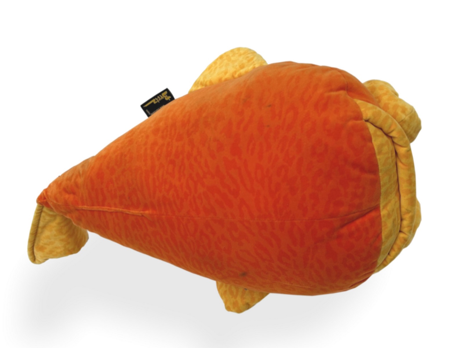 Kissen BRETZ Fisch orange Tigerstoff Polster Designer Sofakissen Kuscheltier