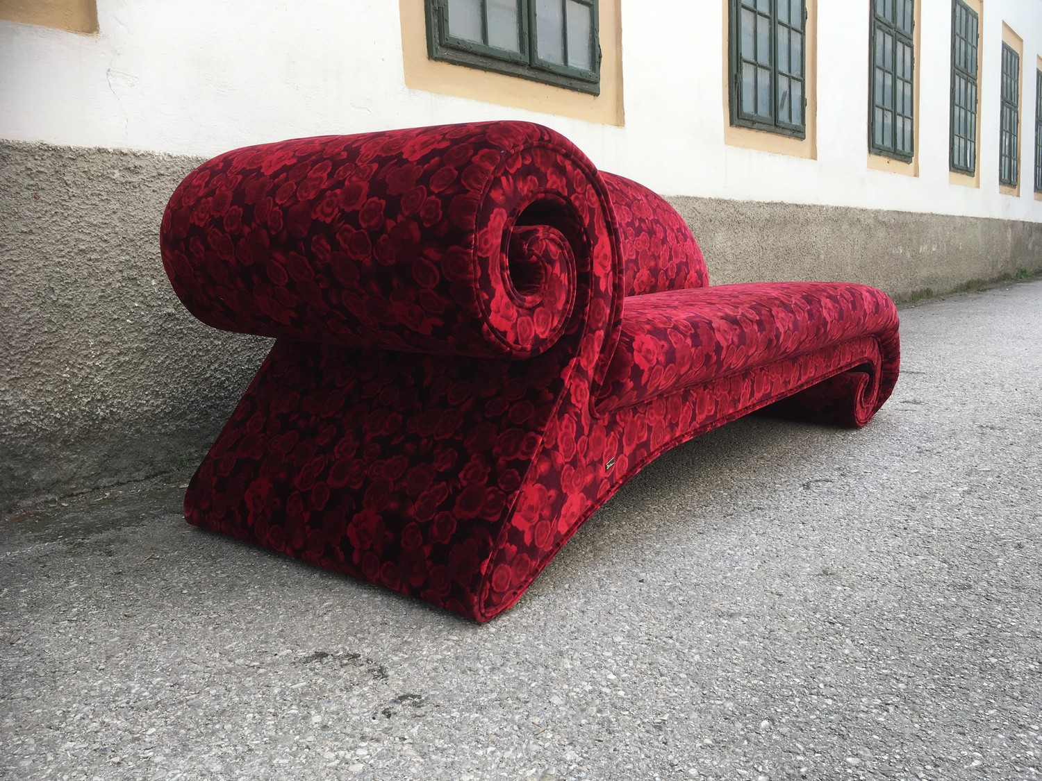 Bretz Recamiere Rosenstoff Mammut achtsam gebraucht