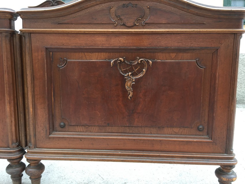 Doppelbett antike Möbel Gründerzeit