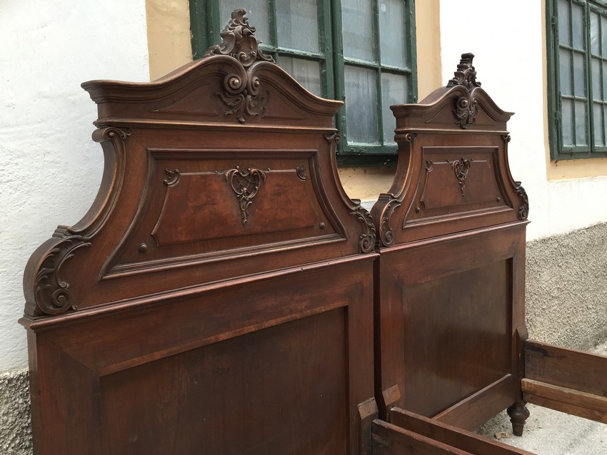 Pfeiferlbarock Doppelbett antik