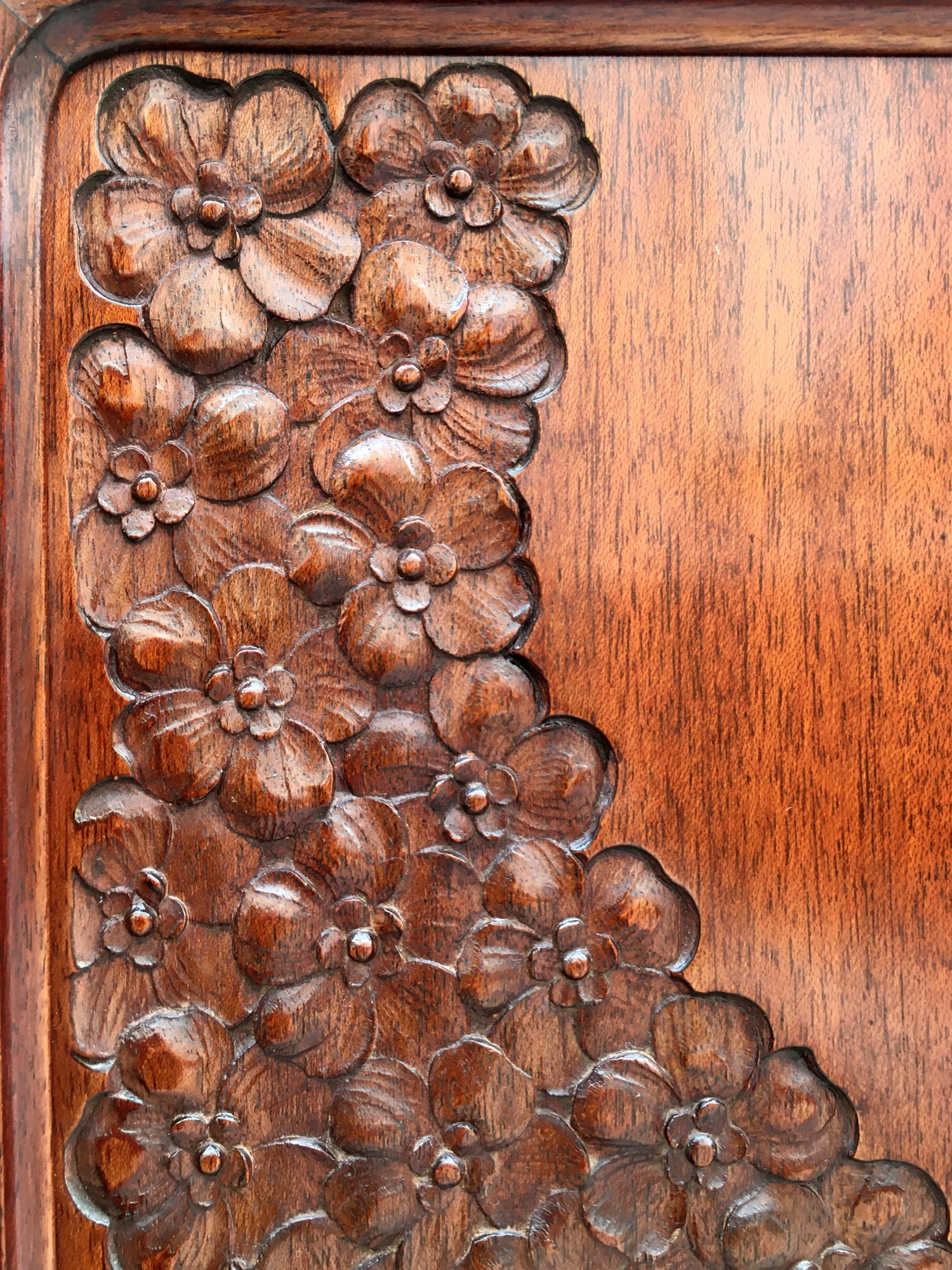 Vitrinenschrank antik Bücherschrank Vitrine Schrank Jugendstil Richard Ludwig Blumengirlanden