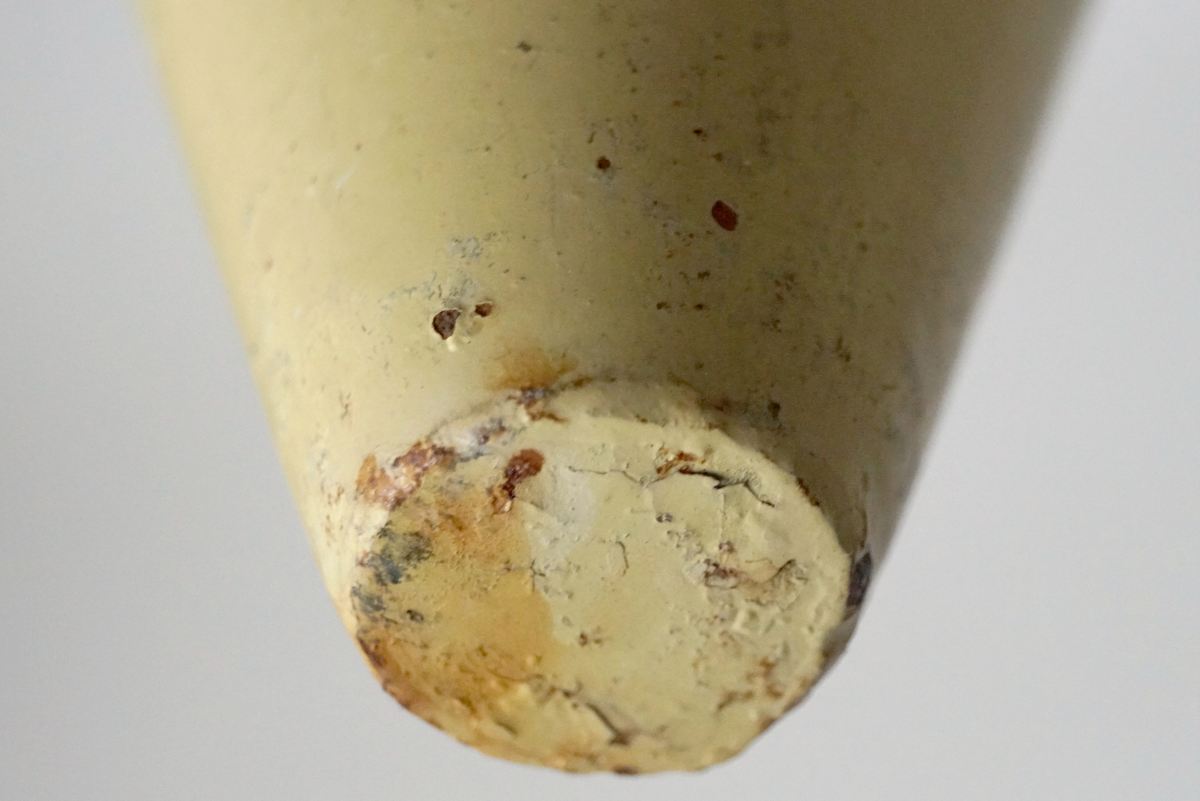 Retro Tütenschirmständer in Gelb 60er-Jahre Original Vintage Spaceage Design