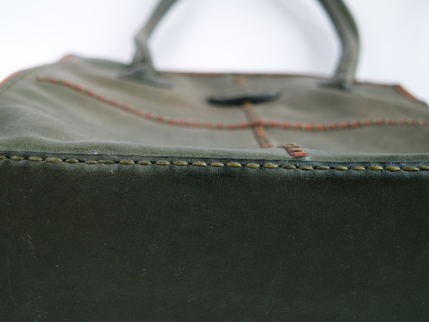 Gön Tasche Leder grün