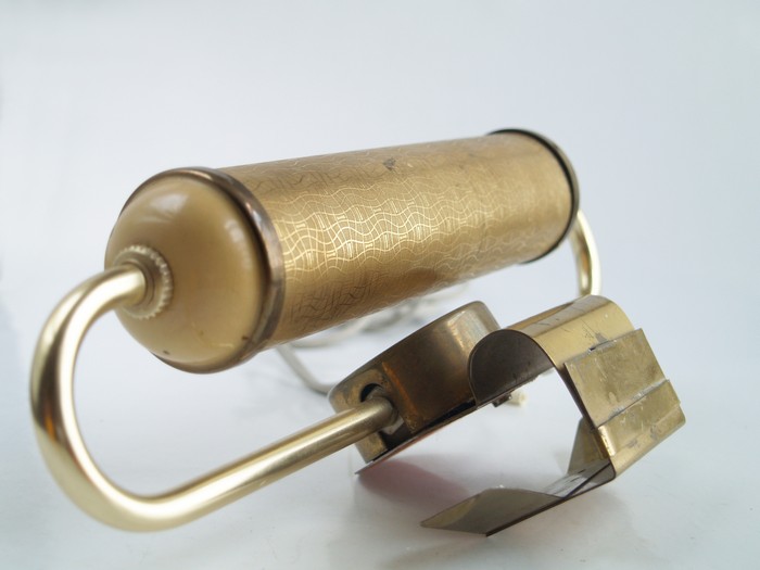 Klavierlampe Vintage Messing