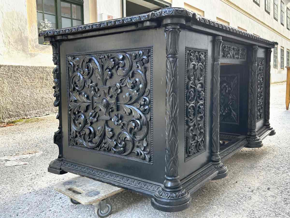 Antiquität Renaissance Schreibtisch antik Barock Möbel