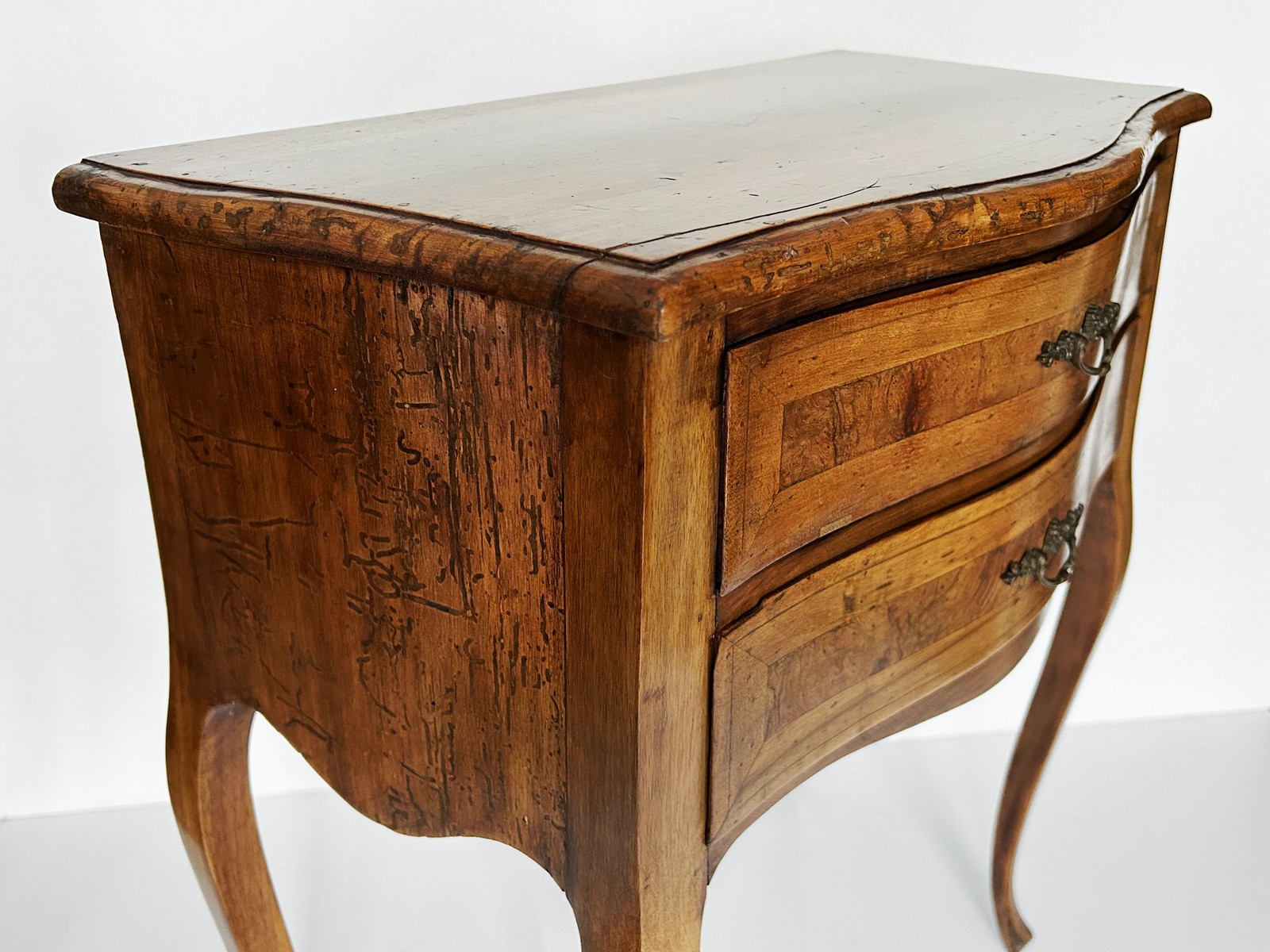 Barock Kommode antik Nussholz Massivholz Antiquität