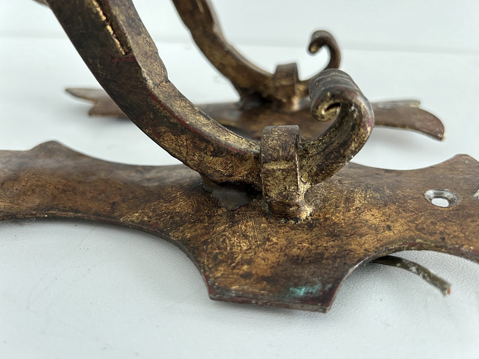 Schmiedeeisen Wandlampen antik Vintage Mittelalter Gothic