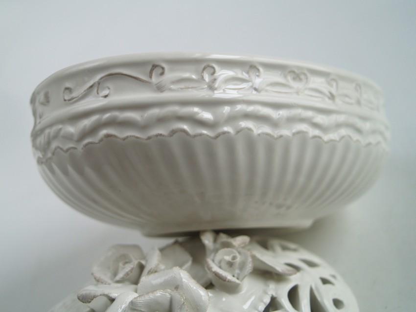 Shabby Chic Rosen Keramik Eisbecher