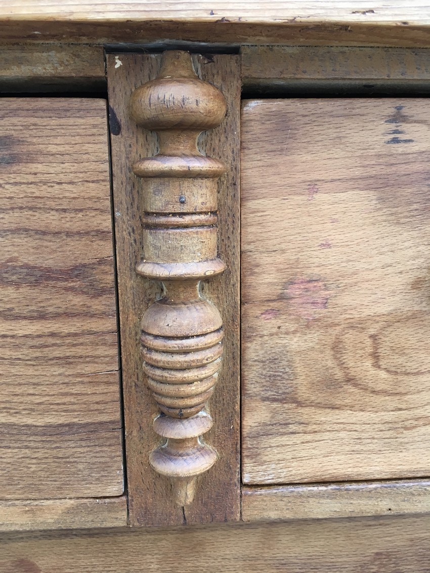 Kommode antik Massiv Holz groß