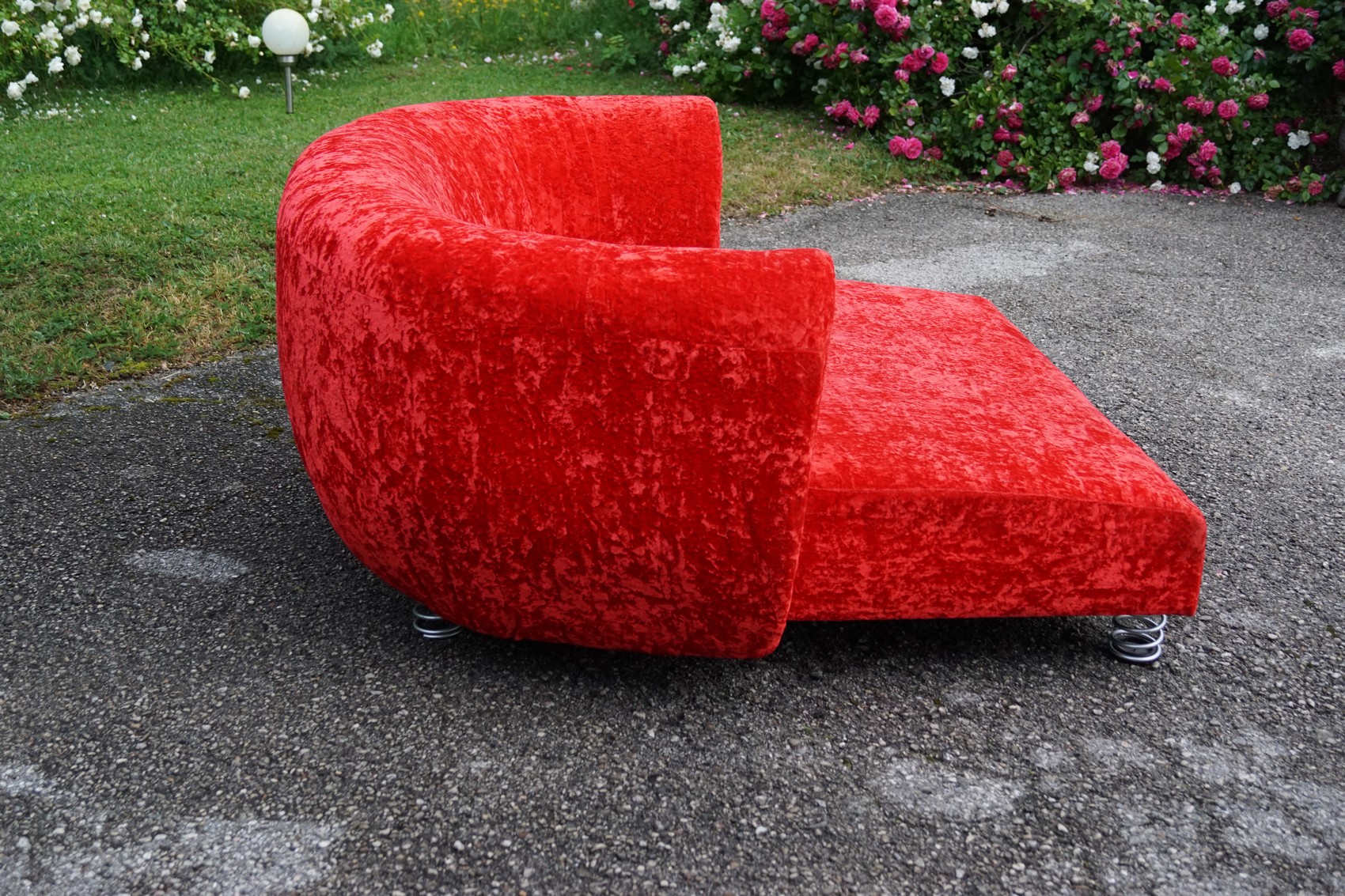 BRETZ Sofa Chill Longchair rot Loveseat Cloud