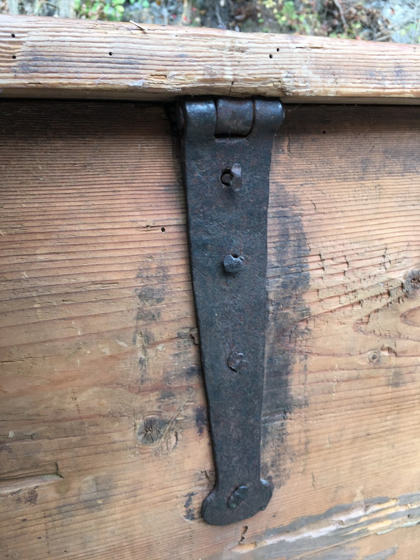 Bauerntruhe Weichholz antik