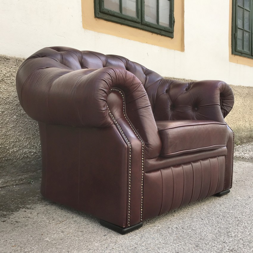 Chesterfield Ledersessel