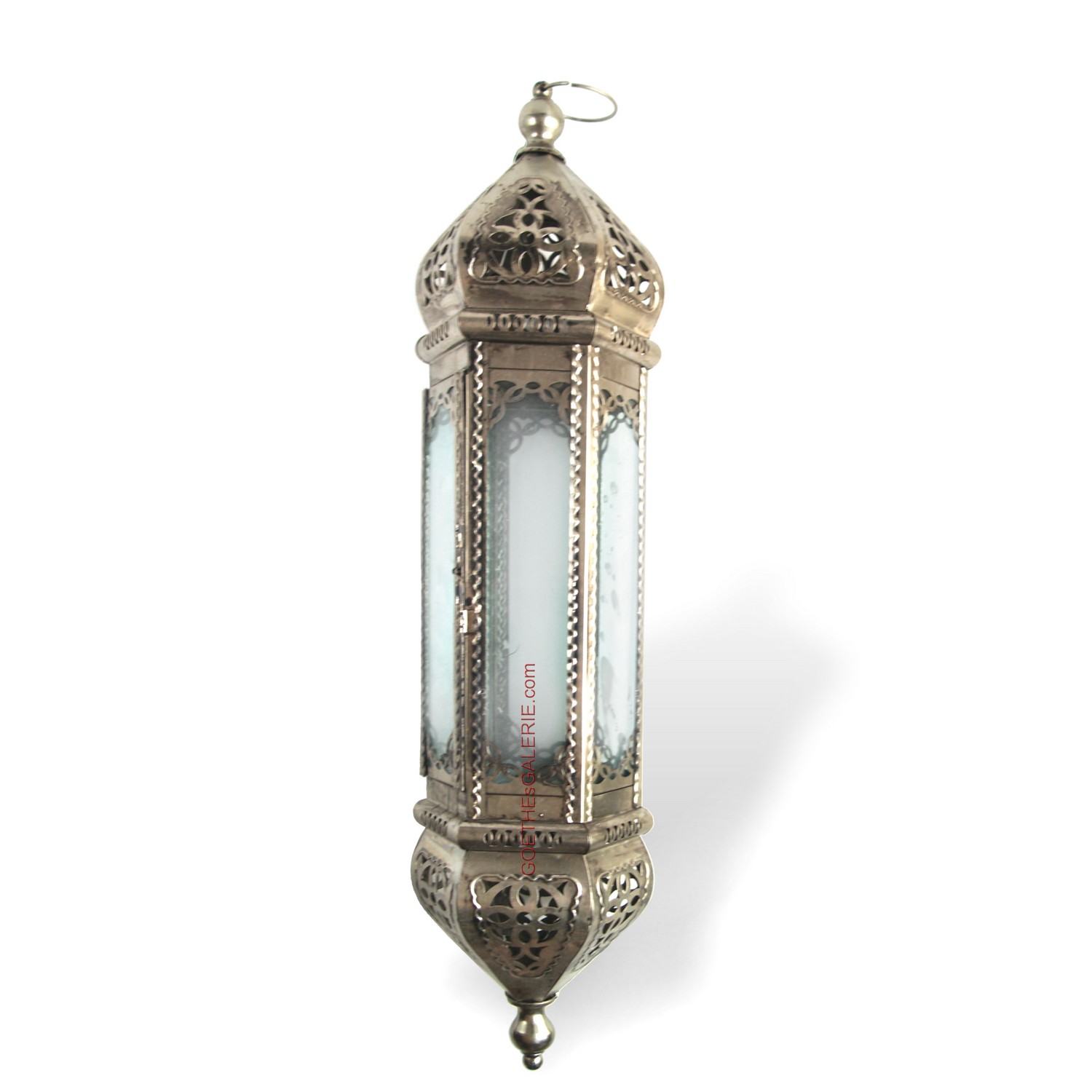 Laterne silberfarben