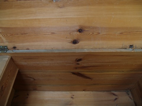 antike Bauerntruhe bemalt