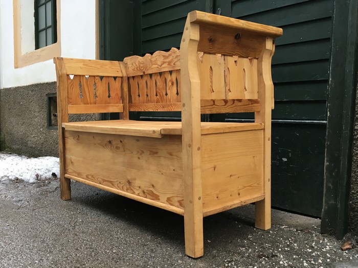 Weichholz Sitztruhe