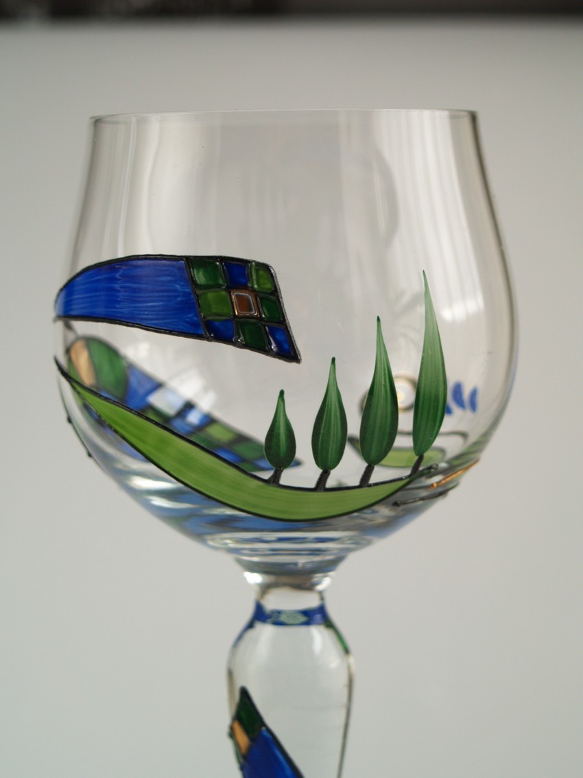 Weingläser Nagel Traumwelten Poesie Nautilus Toskana