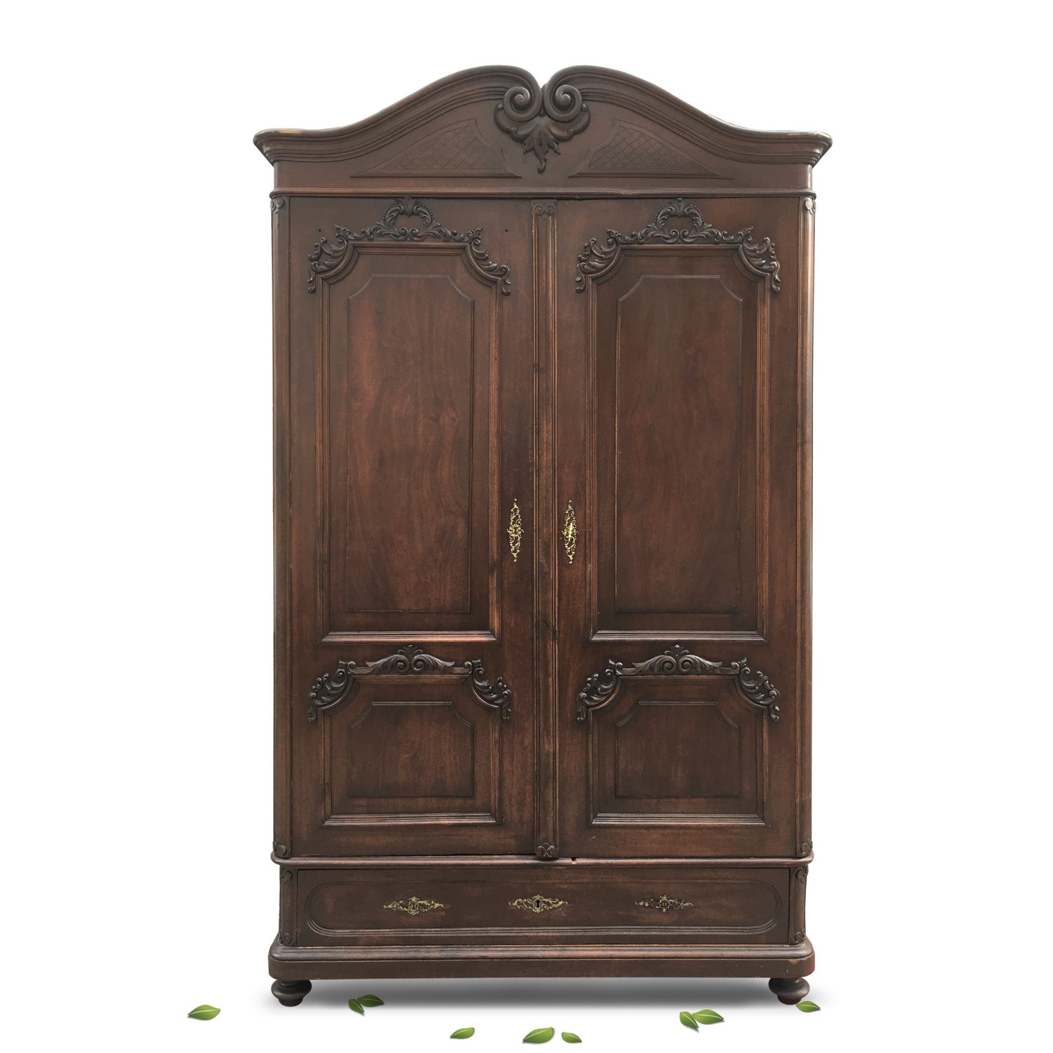 Antiker Schrank aus Vollholz um 1880 - ein Stück Geschichte Antiker Schrank aus Vollholz um 1880 Barock
