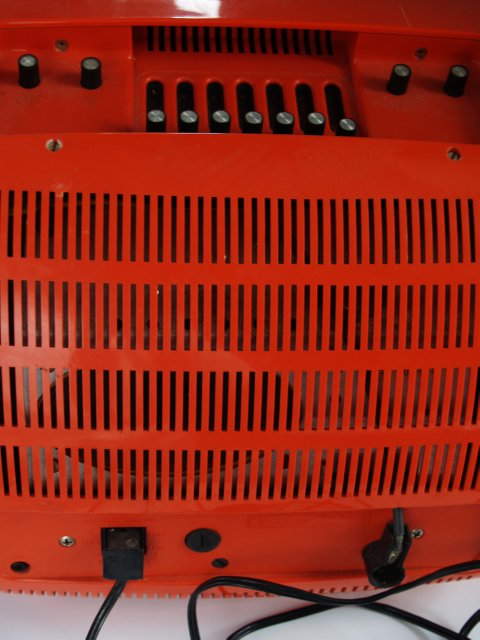 Retro Fernseher orange