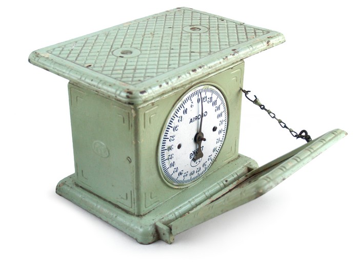 Personenwaage Shabby Chic