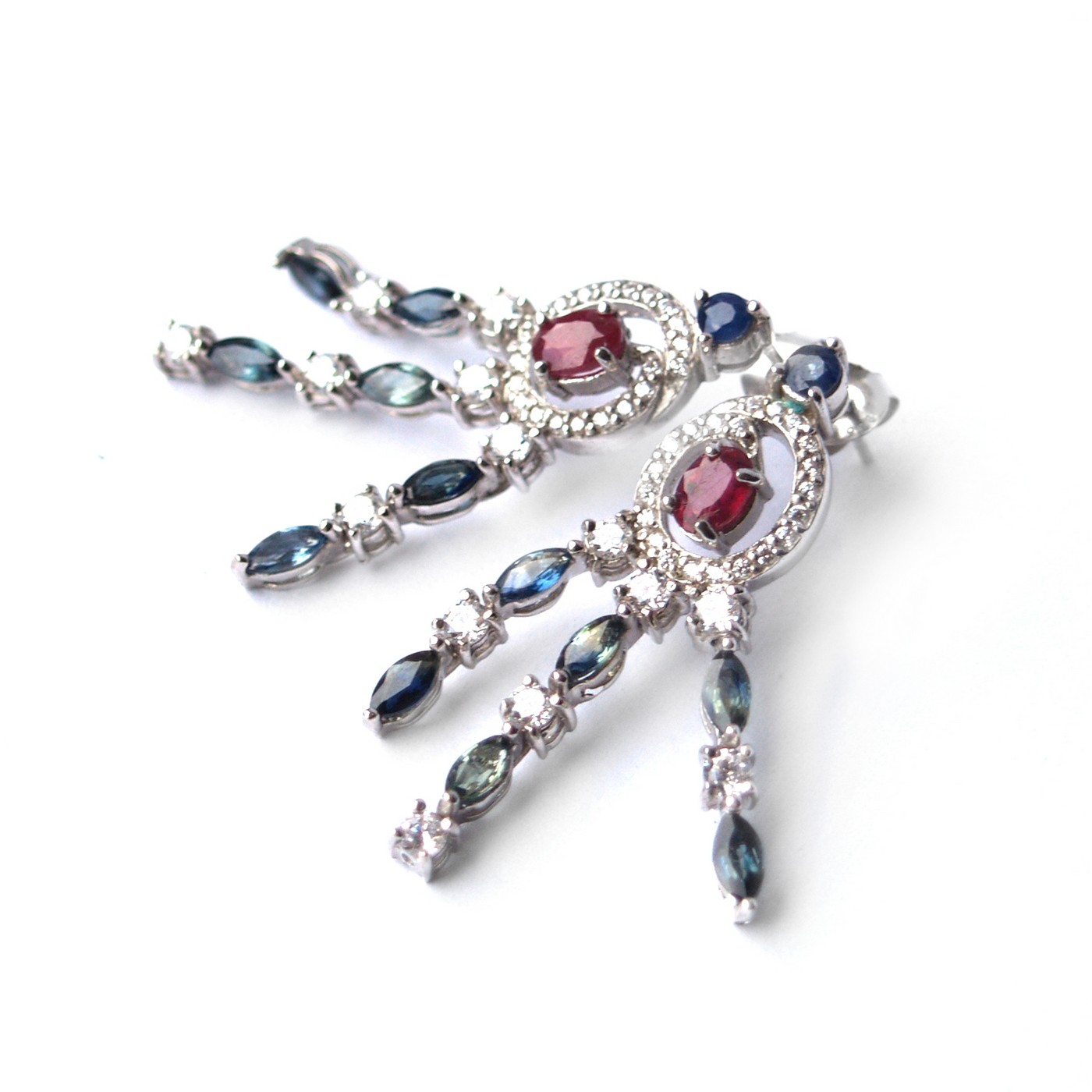 Ohrstecker Silber Edelsteine