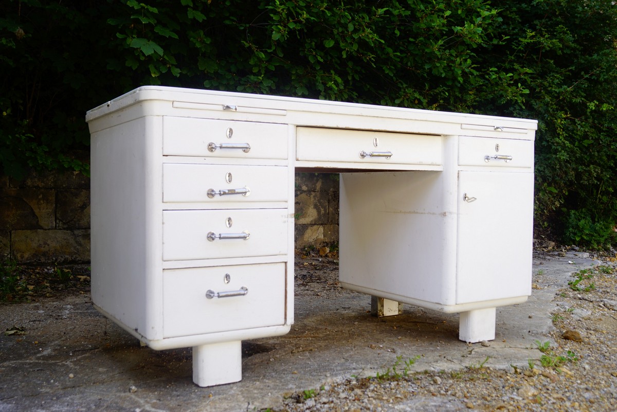 Schreibtisch antik Art Deco