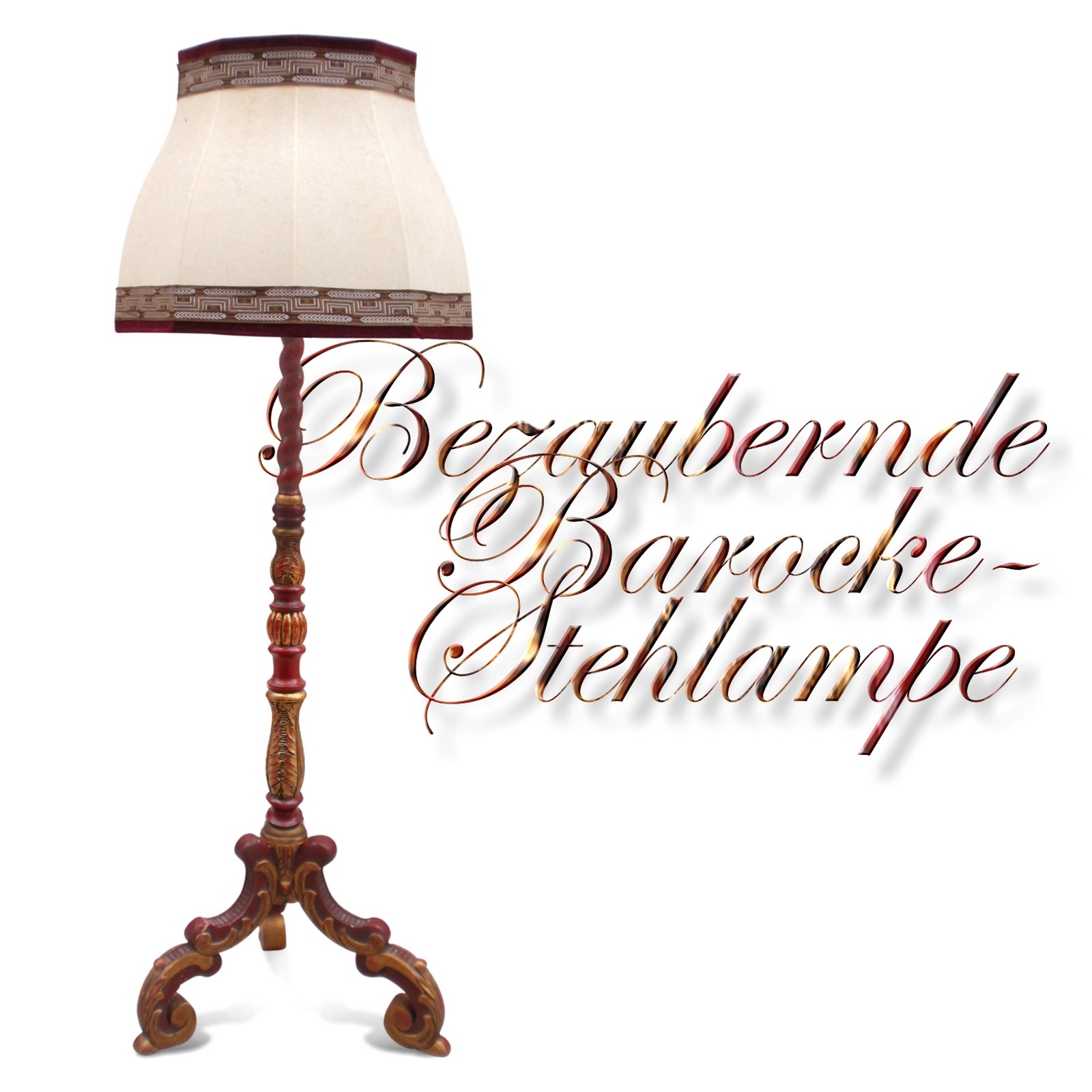 Stehlampe Barockstil