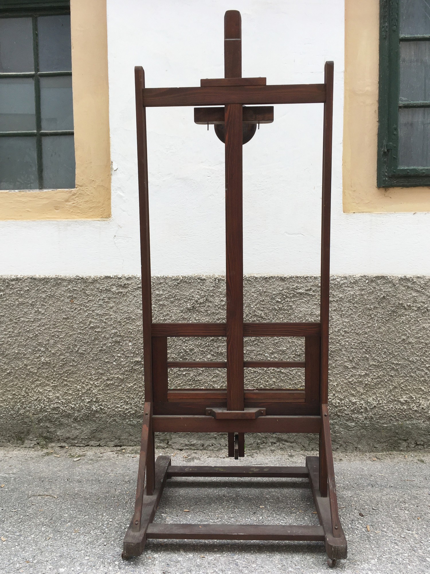 Staffelei antik Vollholz um 1900