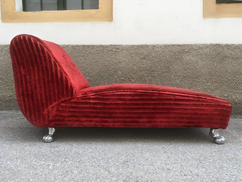 Bretz Liegestuhl rot