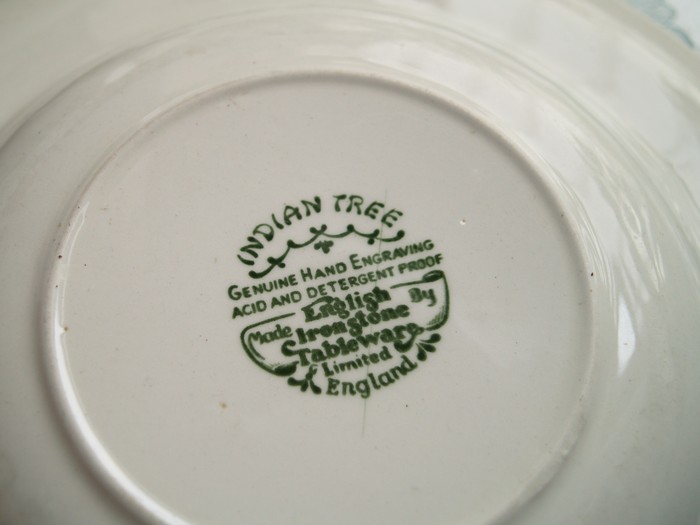 Indian Tree Keramik Teller Geschirr English Ironstone