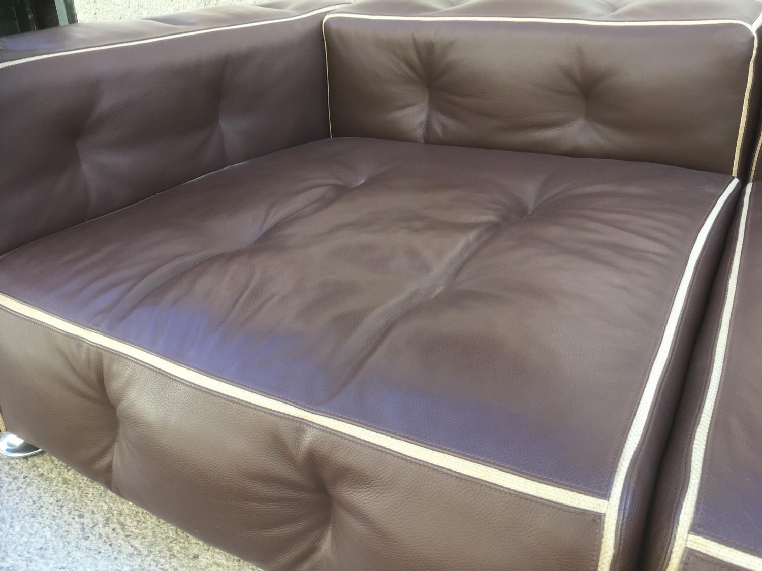 Bretz Sofa braun Lounge Möbel Riesensofa neuwertig Don Corleone