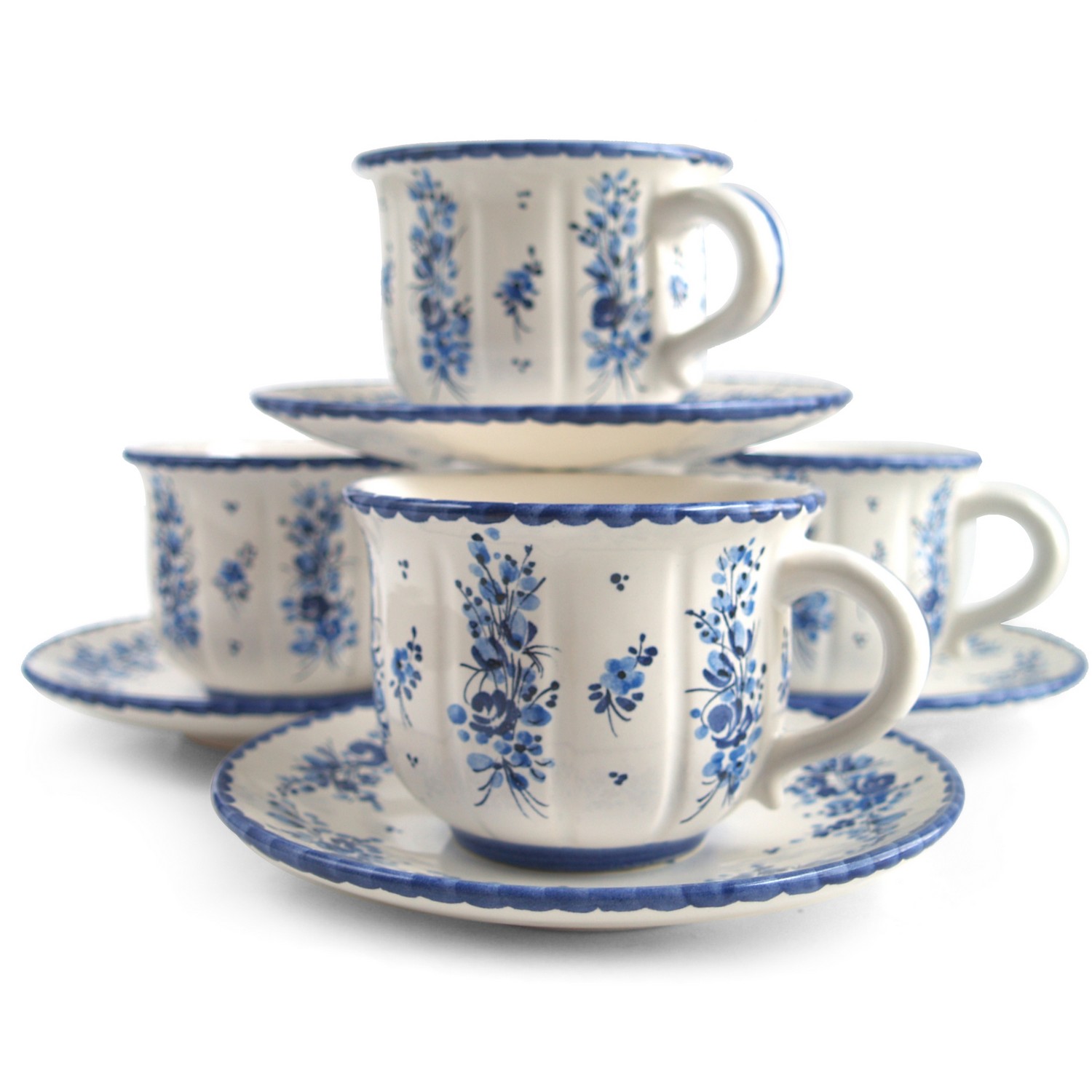 Gmundner Kaffeeservice blau