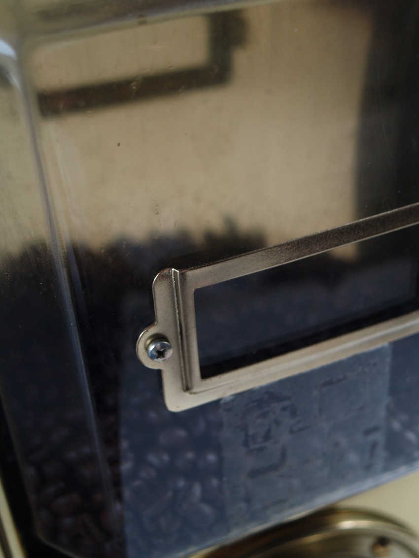 Kaffeeschütte Messing Zerealien Nüsse Behälter Kaffeebohnenbehälter