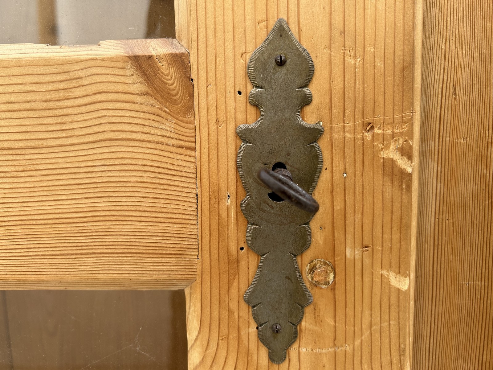 Bauernschrank Antiker Geschirrschrank Landhaus Vitrine