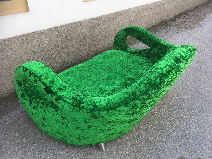 Bretz Sofa grün Slowrider Riesensofa