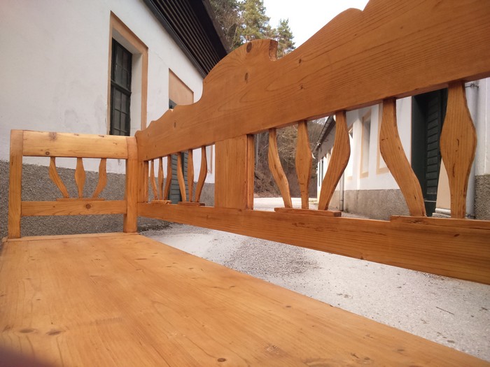 Truhenbank Weichholz