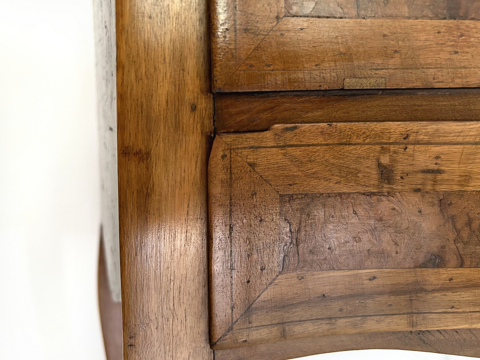 Barock Kommode antik Nussholz Massivholz Antiquität