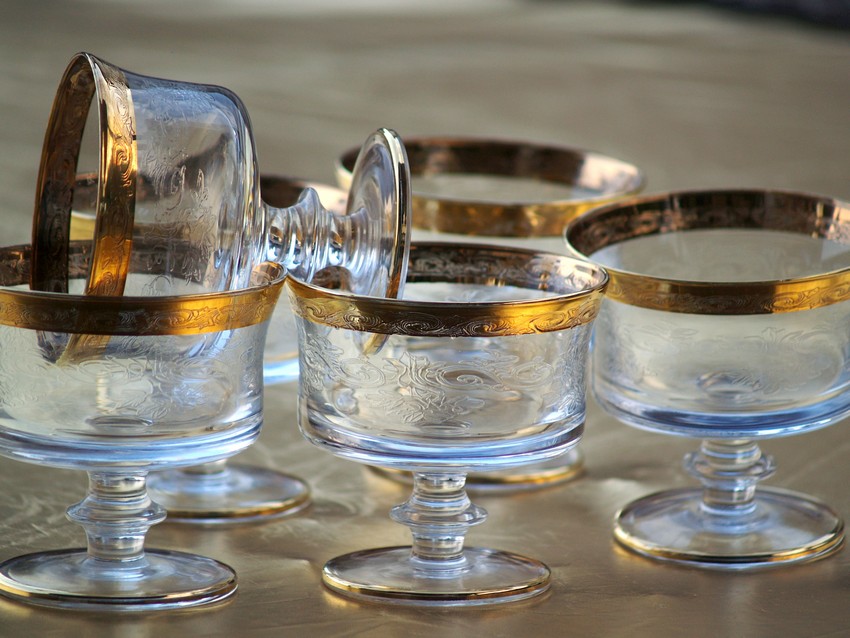 Champagnerschale Pantographie