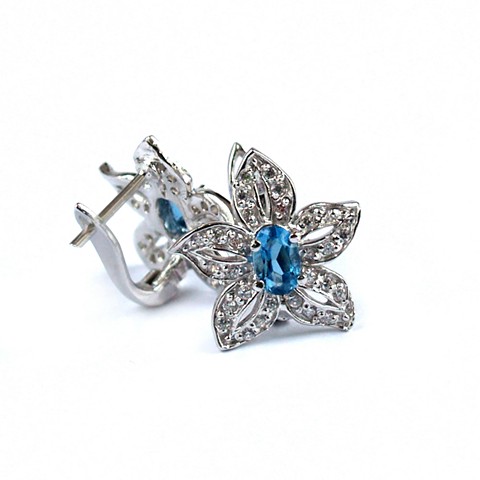 Ohrstecker Topas Zirkon