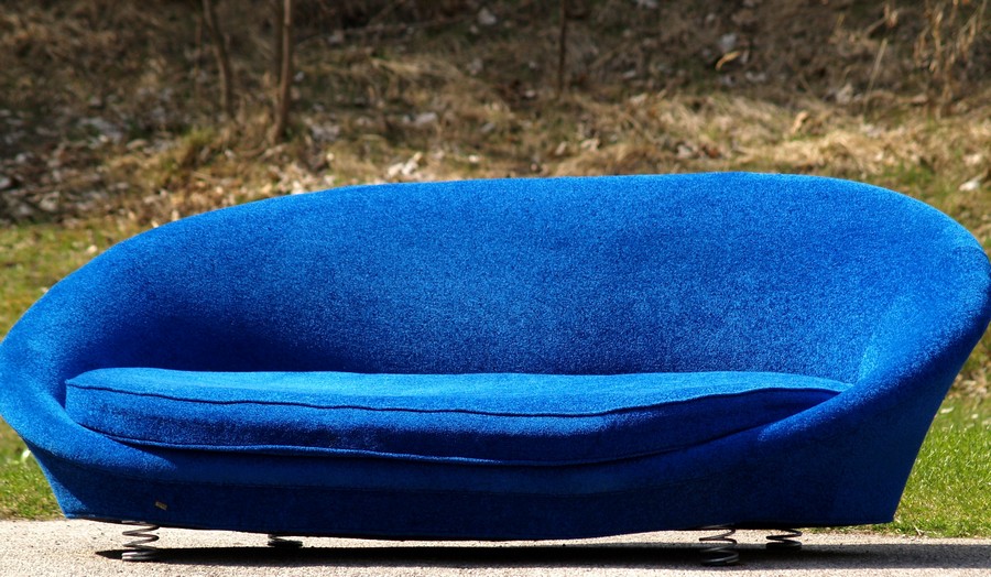 Bretz Pool Sofa blau