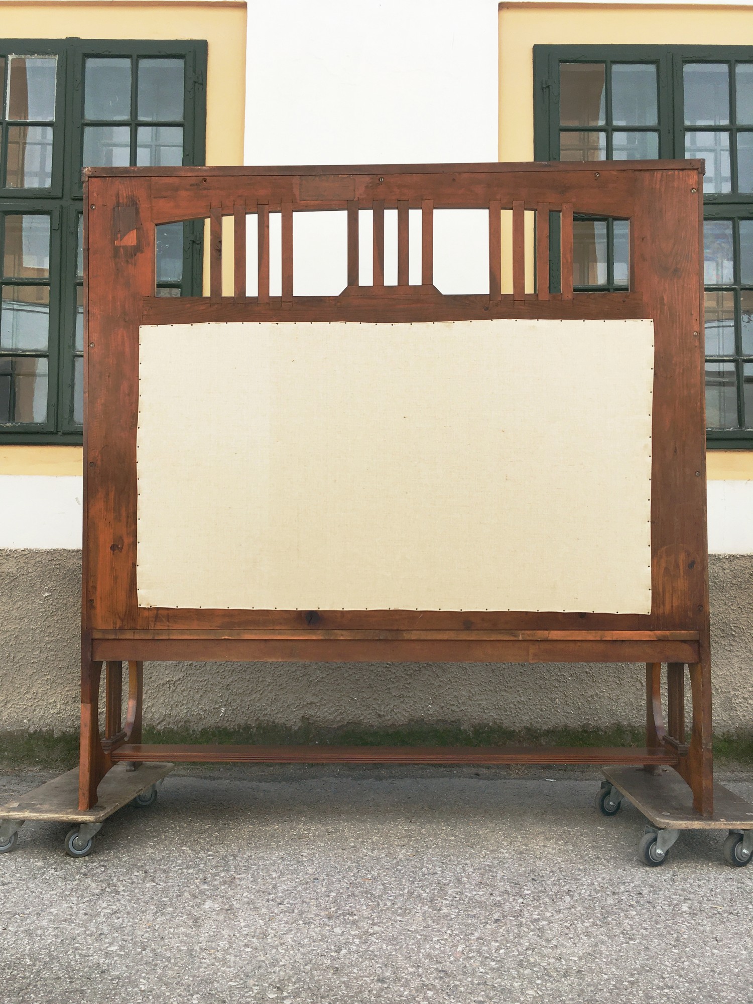 Sofa antik restauriert Überbausofa Sitzbank Vollholz