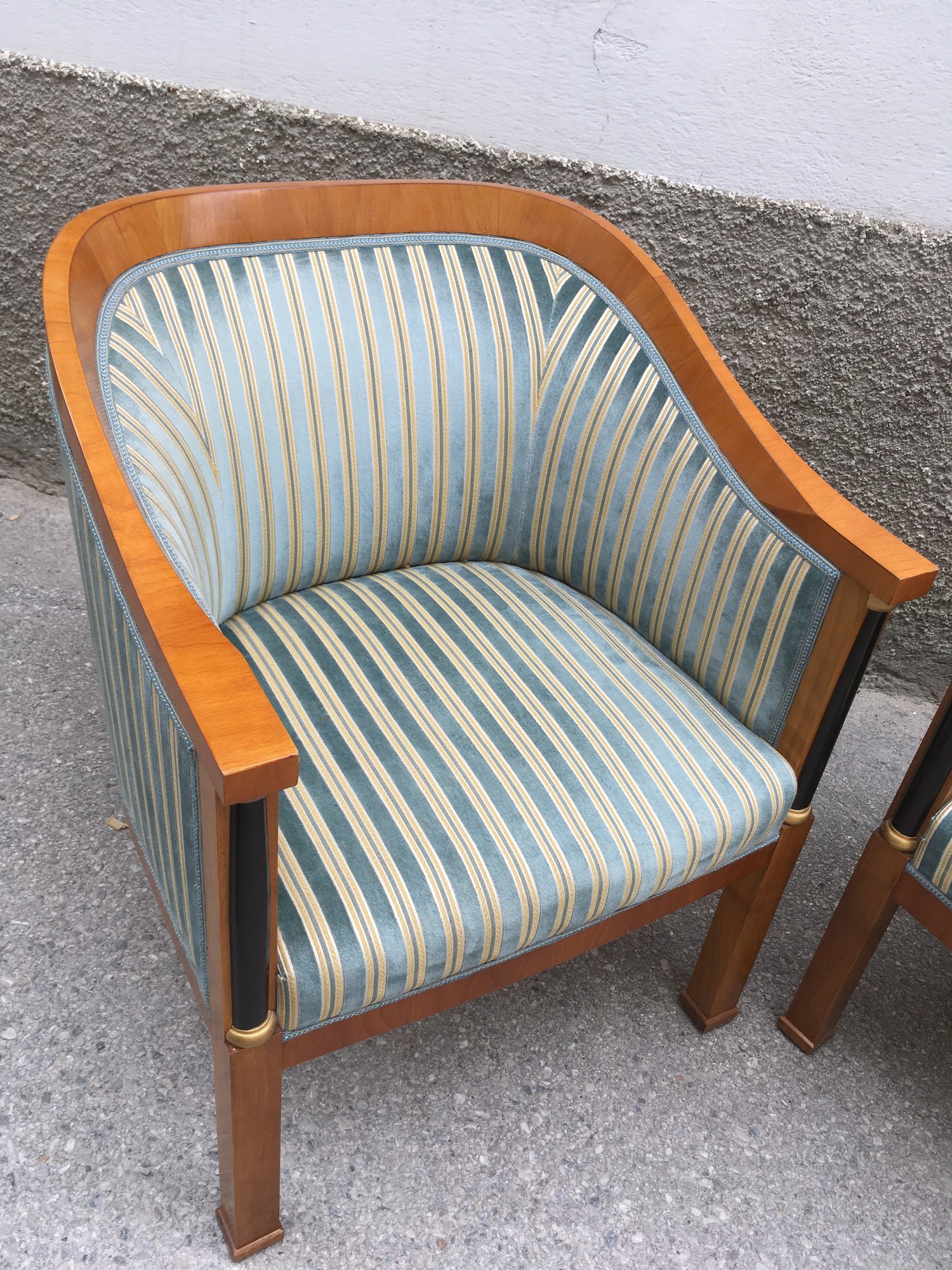 Sitzgarnitur Biedermeier Stil Sofa Tisch Sessel Sofagarnitur