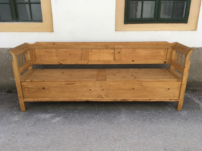 Kuechensitzbank gross antik