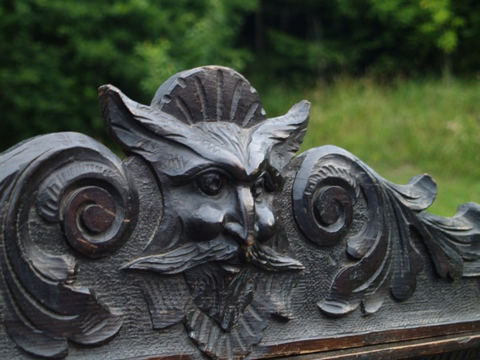 Satyr geschnitzt Teufel