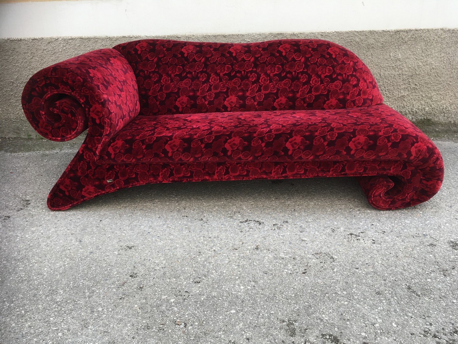 Bretz Sofa Rosenstoff Mammut achtsam gebraucht rot