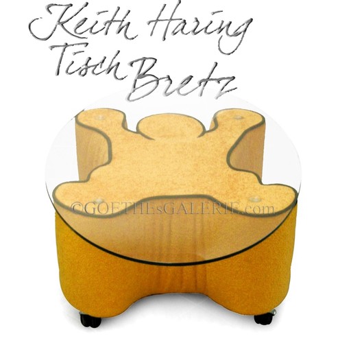 Bretz Couchtisch Keith Haring Design PopArt Designermöbel Bretz Couchtisch Keith Haring Design