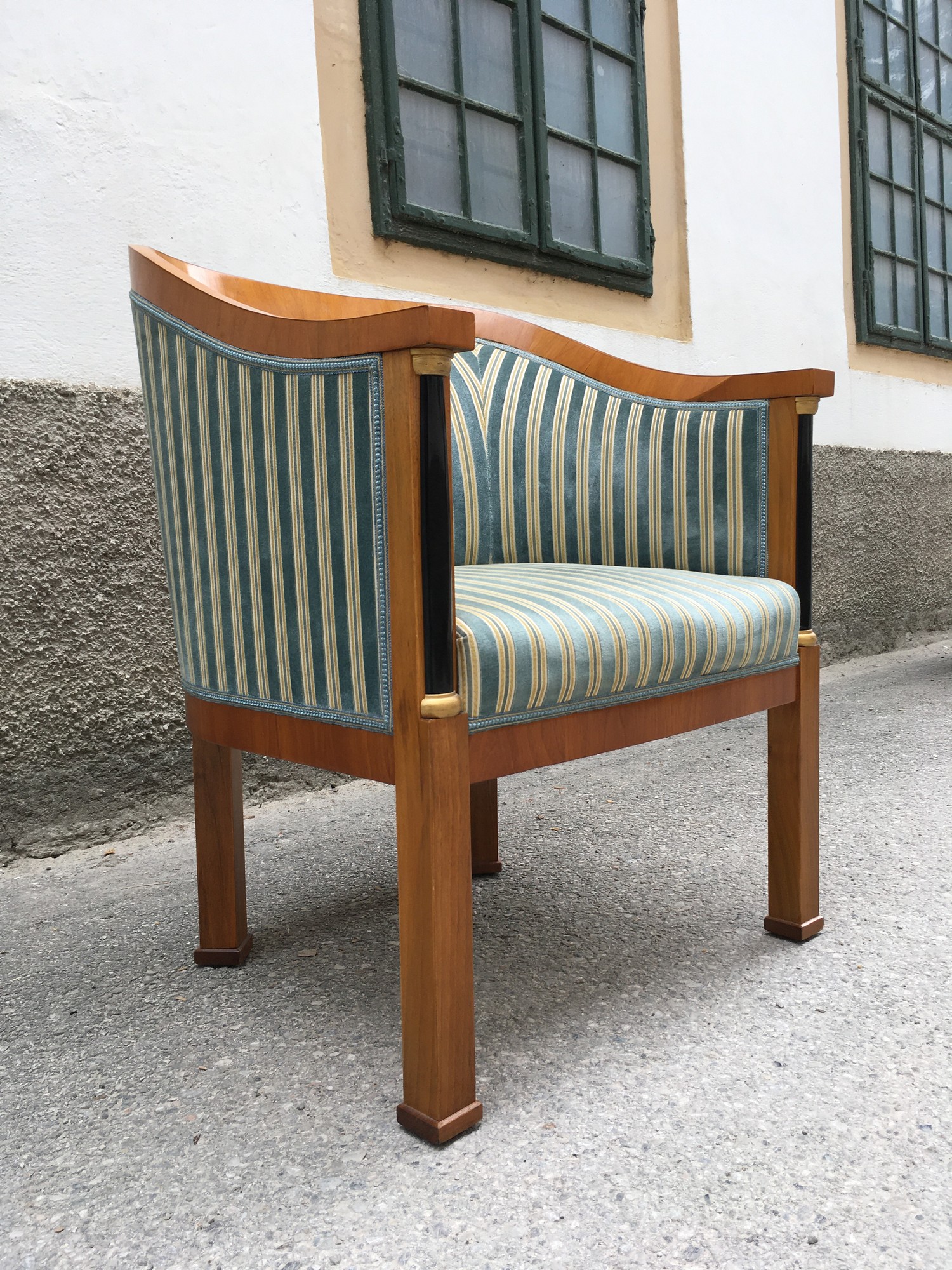 Sitzgarnitur Biedermeier Stil Sofa Tisch Sessel Sofagarnitur