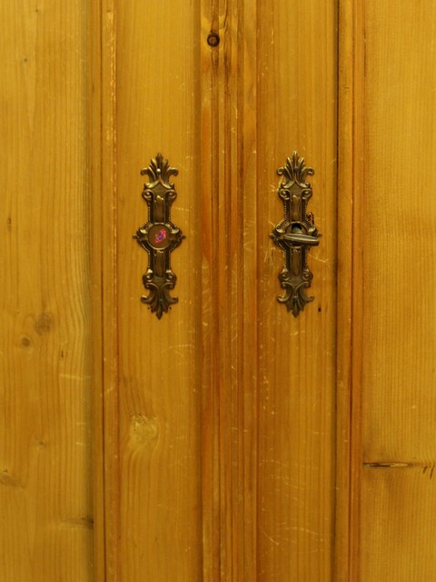 Naturholz Schrank Shabby Chic antik