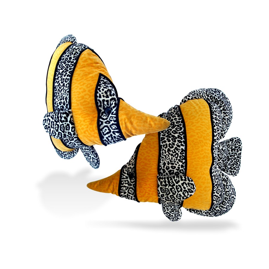 BRETZ KISSEN SKALAR Fisch selten Polster Sofakissen Bretz Kissen Skalar