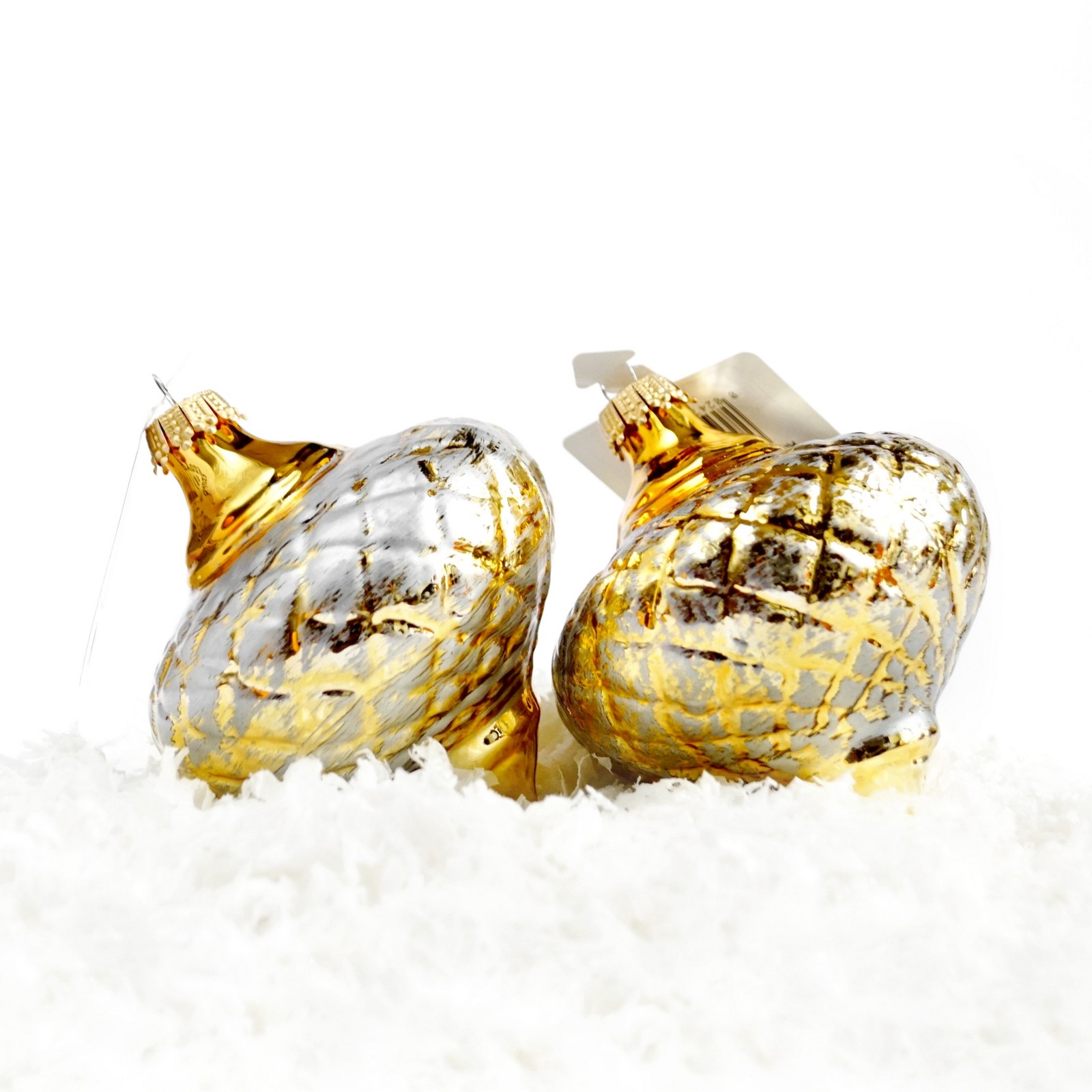 Christbaumschmuck Barock Raute Ornament Christbaumkugel Glas Christbaumkugel Glas mundgeblasen handgemacht lauscha Barock Ornament