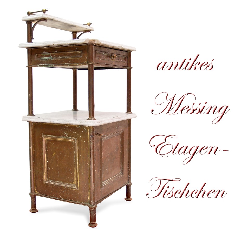 shabby chic kommode messing